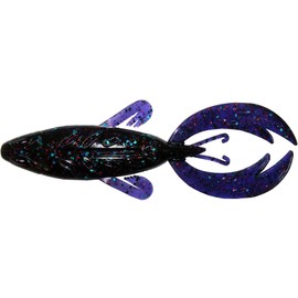 Big Bite Baits 3.5-Inch Rojas Fighting Frog Lures-Pack of 10 (June Bug Red)