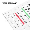 PECULA Eye Chart for Exams - Snellen Wall Chart 20