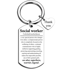 WXCATIM Social Worker Gifts For Women Inspirational Gifts For Men Appreciation Gift For Volunteer Caregiver Birthday Retirement Graduation Present
