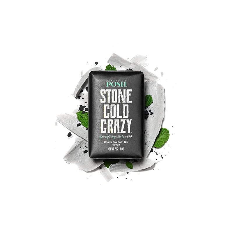 Perfectly Posh Stone Cold Crazy big bath bar soap