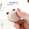 Face Brush Face Scrubber, Facial Cleansing Brush with Soft Bristles