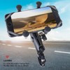 Phone Holder for Motorcycle Aluminum Alloy Material Sturdy and Durable