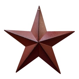 Grace Home Metal Patrotic Old Glory Dimensional Rustic Barn Star Outdoor Indoor 4th of July Decoration