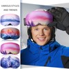4 Pieces Ski Snowboard Goggle Cover Sleeve, Goggle Cover Microfiber