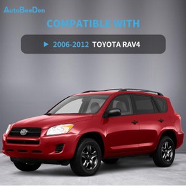 4-Pack 17 inch Wheel Skins Compatible with Toyota RAV4 2006 2007 2008 2009 2010 2011 2012, Fit 17" Alloy Wheel Only, Bright Black Color Wheel Cover