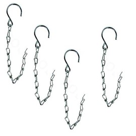 4 x Sicherungskettchen Sicherungskette Plate Galvanised