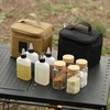 Spice Bottle Carry Bag Removable Inner Divider Oxford Cloth Portable