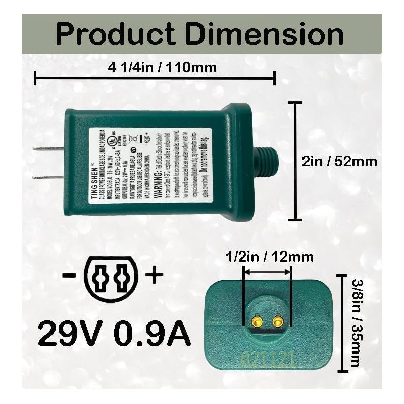 29V 0.9A Power Supply Class 2 Transformer Raintight IP44 US