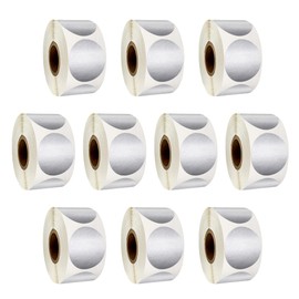 HAMILO 円形 スクラッチシール 削り出しシール 直径2.5cm 3000枚セット