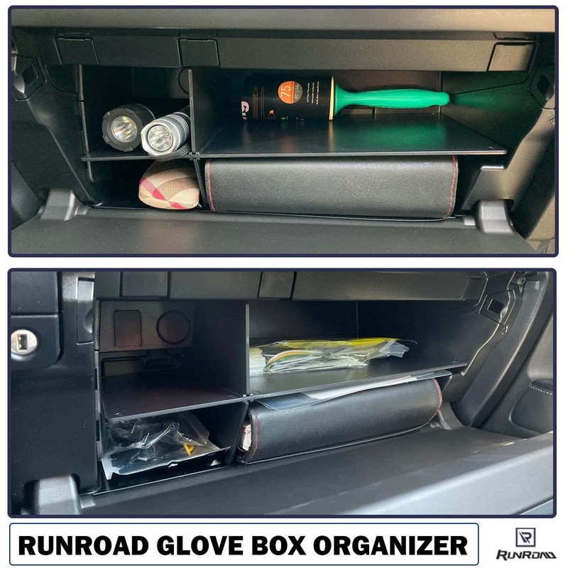 RUNROAD Glove Box Organizer Dividers Compatible with Toyota 4Runner 2010