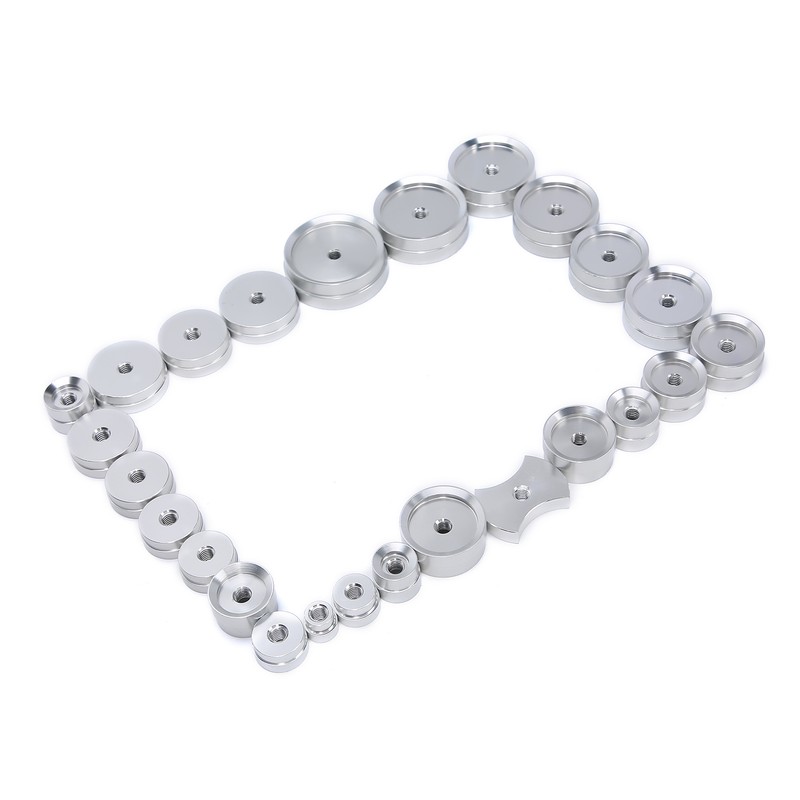 25pcs Capping Machine Dies Aluminum Alloy Watch Back Case Closer