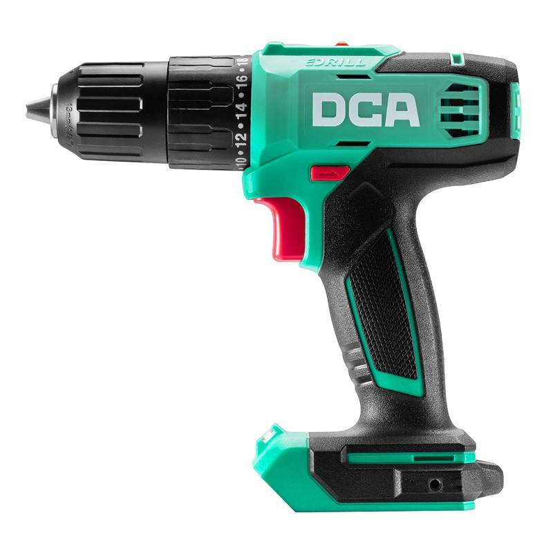 DCA 20V Cordless Hammer Drill Set, 354 In-lbs Torque, 1/2"