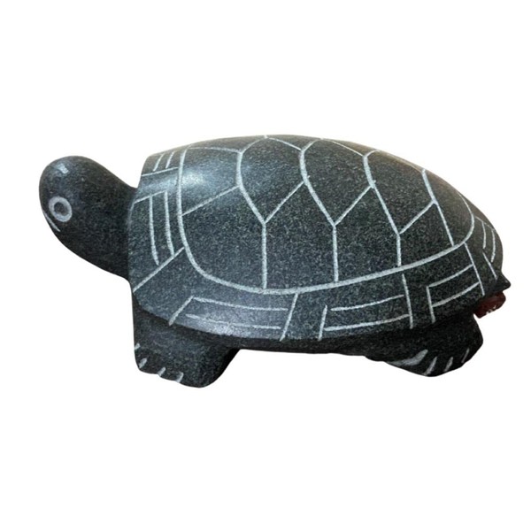 S.T.S.G Figurine, Turtle, Stone, Gardening, Hand Carved, Lucky Charm, Miscellaneous Goods, Small, Gift, Amulet, Healing, Outdoor, Object, Japanese Style, Animals (Small/Large)