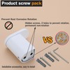 RANDOM White Towel Hooks for Bathrooms Wall Mount Shower Hooks