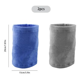 Tabanzhe 2-Piece Dog Snood Set - Cozy Pet Neck and Ears Warmer, Knit Snood Headwear for Comfort and Anti-Anxiety in Noisy Environments