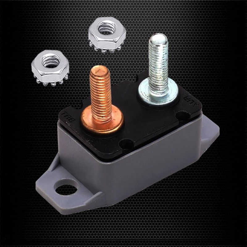 Ampper DC 12V - 24V Automatic Reset Circuit Breaker with