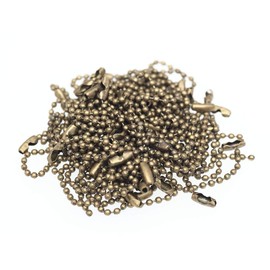 Ball Chain with Connector 12cm (Antique 50PCS)