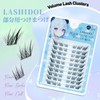 LASHIDOL 10rows-SuDaji Large Capacity Partial False Eyelashes False Eyelashes Natural