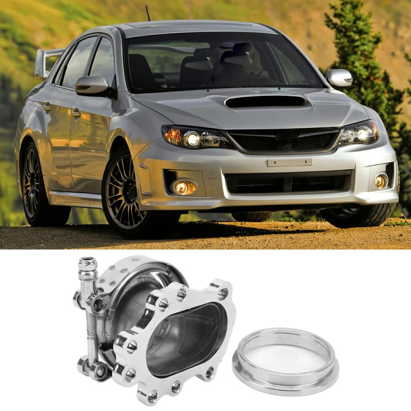 8 Bolt Turbo Downpipe Flange Stainless Steel 2.5in V Band