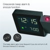 Braun Digital Projection Alarm Clock with 4 Backlight Options, Negative