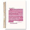 JXREQ Pink Christian Notebook Journal, 1 Corinthians 13 Bible Journaling