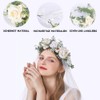 Flower Wreath and Flower Crown - Hair Band for Communion,