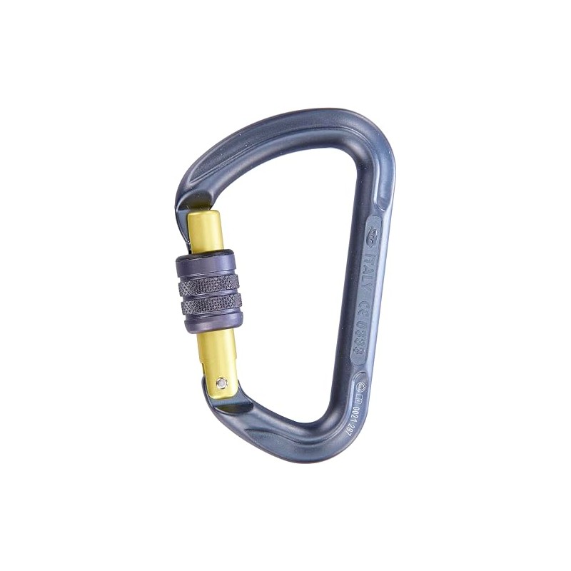 Climbing Technology K-Classic Carabiner with Sliding Sleeve Anthracite Light Green