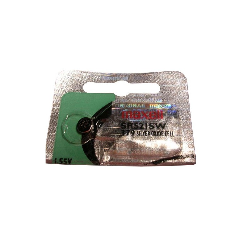 Maxell SR521SW SR63 SG0 SR521 379 Silver Oxide Watch Battery