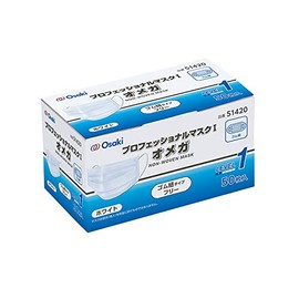 Osaki Medical Professional Mask Omega Elastic String Type (White)