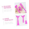 TOVINANNA 2pcs Eyeliner Baffle Lash Buddy Eyeliner Stencil Eyelash Curlers