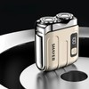 Mini Electric Shaver for Men – Rechargeable Dual Blade Beard