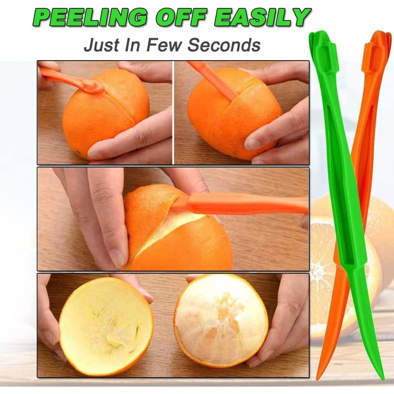 Orange Citrus Peelers Citrus Lemon Citrus Peel Cutter Plastic Easy