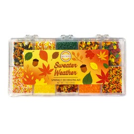 Mystic Sprinkles Autumn/Harvest/Thanksgiving Sprinkle decorating Kits (Sweater Weather Sprinkle Decorating Kit 7.1oz)