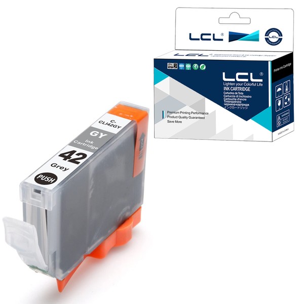 LCL Compatible Ink Cartridge CLI42 CLI-42 CLI-42GY (1 Grey) Replacement
