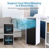 8000 BTU Ultra Silent Portable Air Conditioner, 3-in-1 Remote Control