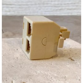 Unbranded RJ11 6P4C Phone Line 2-way Jack - Y-Cable - Male to Female - Free Shipping