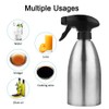 Accmor Olive Oil Sprayer, Vinegar Sprayer Dispenser, Safety Exquisitely Stainless