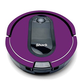 MightySkins Compatible with Shark Iq Robot Top Only Coverage - Solid Purple | Protective, Durable, and Unique Vinyl Decal Wrap Cover | Easy to Apply, Remove, and Change Styles | Made in The USA