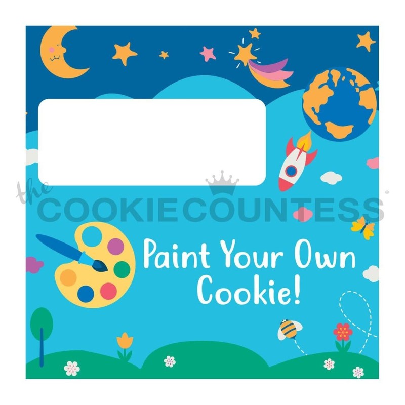 The Cookie Countess Inc Bag Topper 4" with PYO Instructions