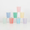 Meri Meri Mixed Stripe Cups (Pack of 8)