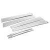 Stainless Steel Chrome Polished Stick-On Side Door Pillar Post Trim