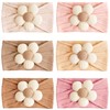 6 Pcs Baby Flower Headbands Baby Girls Nylon Headband Soft