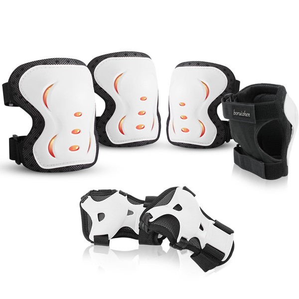 Kids/Adult/Youth Knee and Elbow Pads with Wrist Guards 3 in