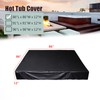 Square Hot Tub Cover - 210D Waterproof SPA Spring Pool