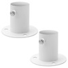 Screw Man 1 1/2" Deck Anchor Flange (2 Pcs) for