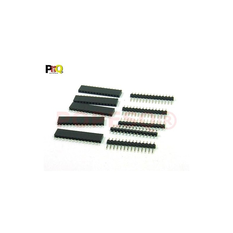 POPESQ® #A2004 Socket Header and Pin Header Kit 2.54 mm