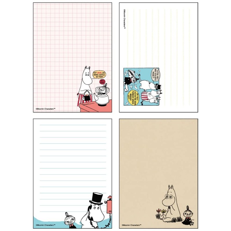 Sunstar Stationery S2838524 Moomin Memo, Book-shaped, Little My