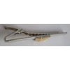 Accordion Tie Pin Accordion Approx. 7 cm Long Shiny Bicolour