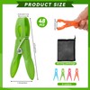 48Pcs Clothes Pegs, Colorful Plastic Clothes Clips Non Slip Laundry