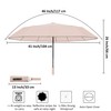 BAODINI Windproof Compact Rain Umbrella for Travel 42/46 Inch Premium